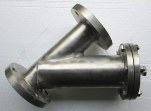 Fabricated Y Type Strainer Fabricated Y Type Strainer, Flanged End, Low Pressure Drop, Bolted Cover, Easy To Clean, With Drain Plug